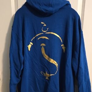 Disney Aladdin Royal Blue Zip-Up Hoodie